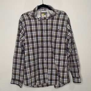 Eddie Bauer Classic Fit Plaid Button Down Shirt